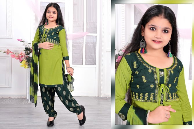 Rakhi 8015 Kids Readymade Girls Wear Catalog